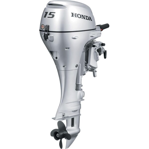 15 hp tiller outboard motor bf15 grey 15 rope start manual tilt bf15d3sh