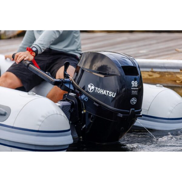 tohatsu 9.8 hp tiller outboard motor mfs9.8c 2025